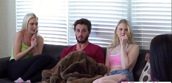 My Family Pies - StepBro Almost Caught Fucking His Teen Sisters S2E6